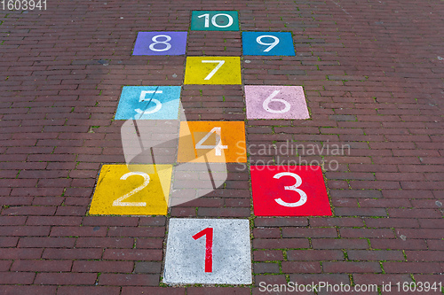 Image of Hopscotch Markings