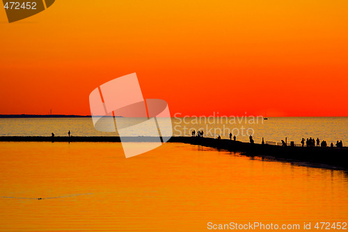 Image of summer sunset