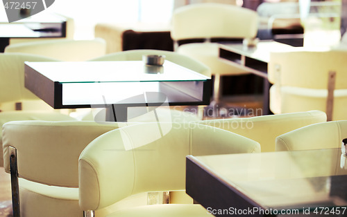 Image of cafe interior abstract