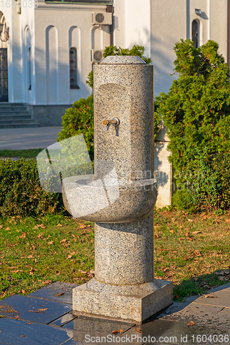 Image of Marble Drinking Fountain