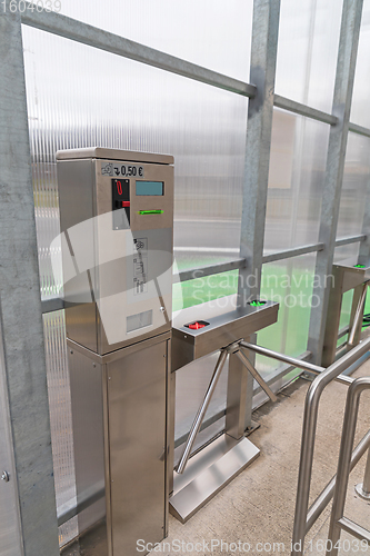 Image of Coin Operated Turnstile