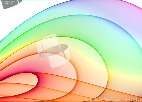 Image of multicolored abstraction