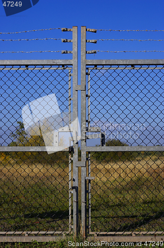 Image of Closed and locked gates