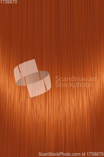 Image of Realistic golden red straight hair texture background