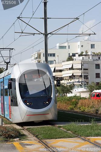 Image of modern tram