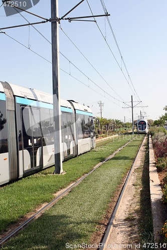 Image of tram traffic