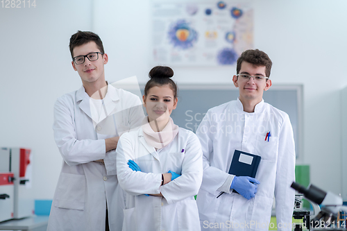 Image of Group portrait of young medical students
