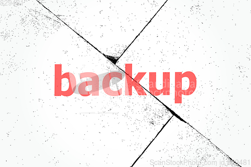 Image of Text Backup. Web design concept . Closeup of rough textured grunge background