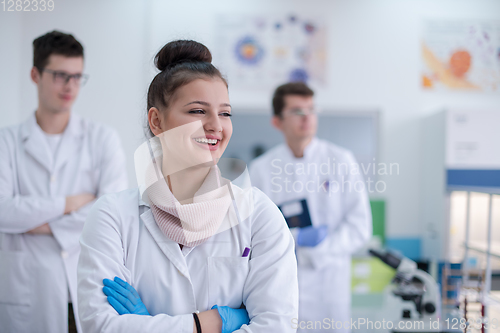 Image of Group portrait of young medical students