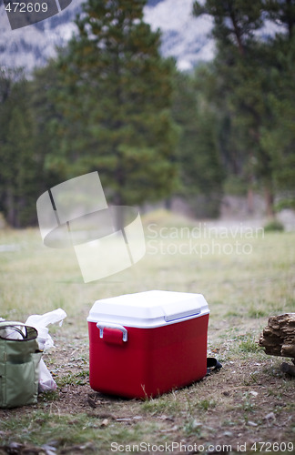 Image of camping outdoors