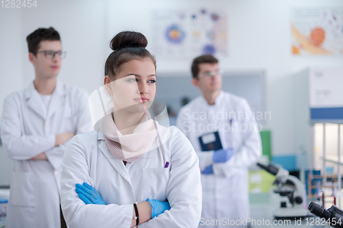 Image of Group portrait of young medical students