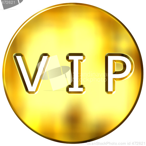 Image of 3D Golden Framed VIP