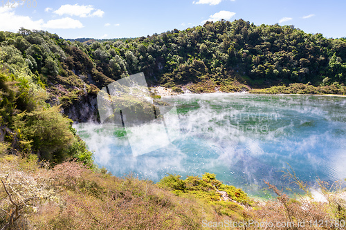 Image of volcanic activities at waimangu