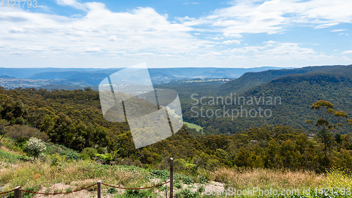 Image of the Blue Mountains Australia panorama