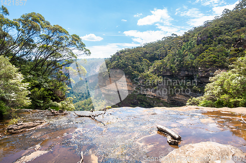 Image of waterfall at the Blue Mountains Australia