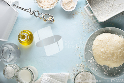 Image of Making baking bread