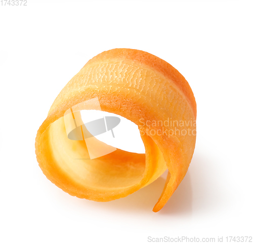 Image of fresh raw carrot roll