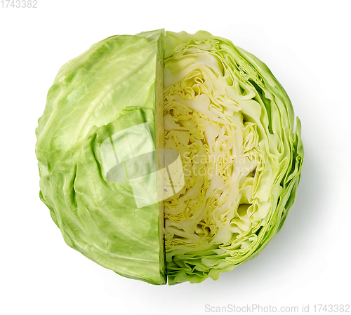 Image of fresh raw cabbage