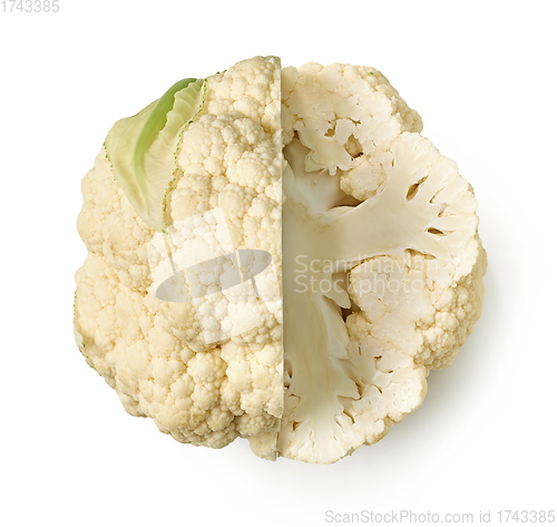 Image of fresh raw cauliflower