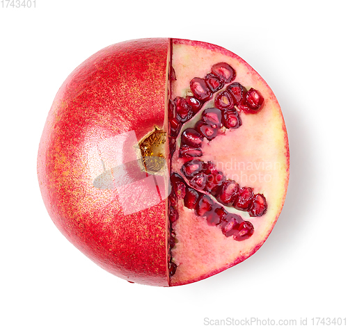 Image of fresh juicy pomegranate fruit