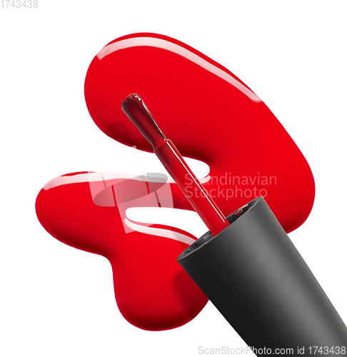 Image of red nail polish