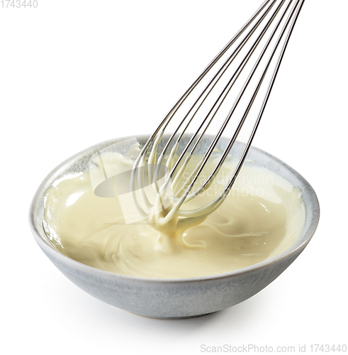 Image of melted white chocolate