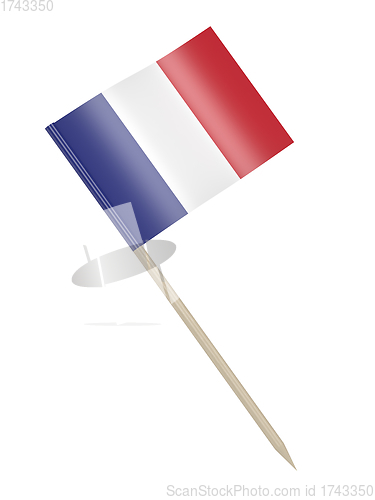 Image of French flag toothpick