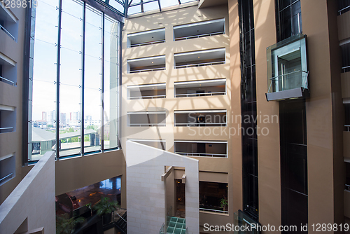 Image of interior of a modern hotel resort