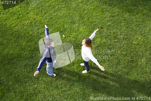 Image of young couple outdoor