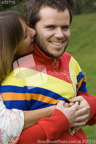 Image of Young couple outdoor