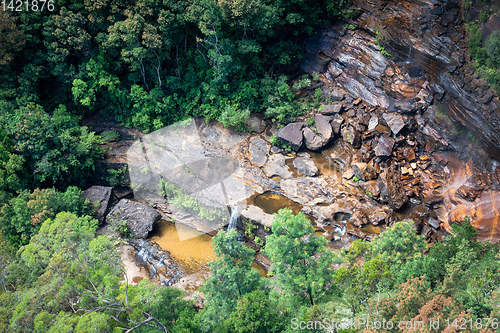 Image of waterfall at the Blue Mountains Australia