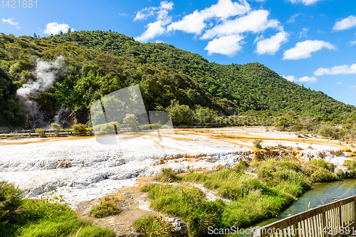 Image of volcanic activities at waimangu