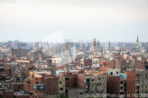 Image of sunset scenery at Cairo Egypt