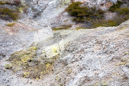 Image of geothermal activity at Rotorua in New Zealand