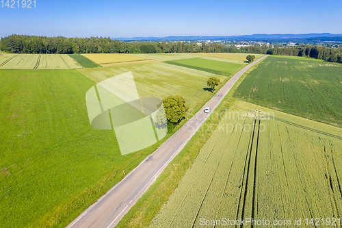 Image of countryside road in south Germany