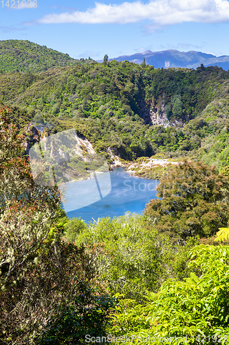 Image of volcanic activities at waimangu