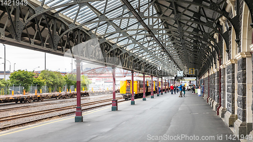 Image of railway station of Dunedin south New Zealand