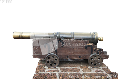 Image of Medieval brass cannon