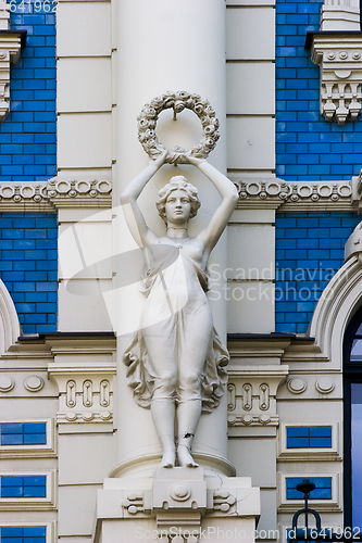 Image of Detail of Art Nouveau building