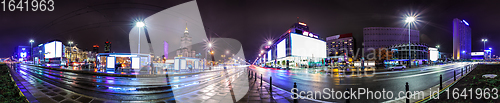 Image of Night skyline of Warsaw