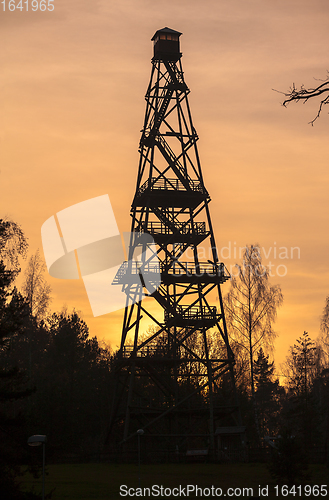 Image of Forest fire watch tower