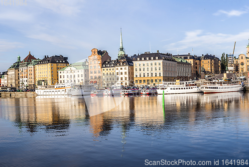 Image of Stockholm daylight skyline panorama