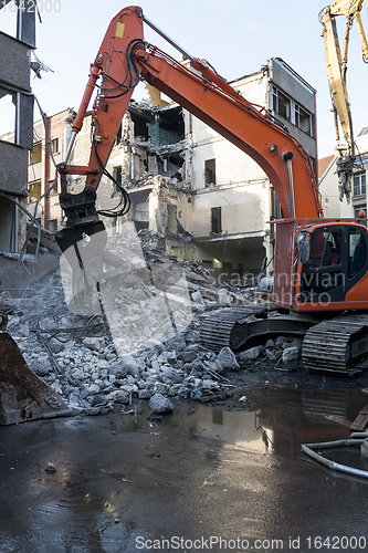 Image of Demolition of an old building