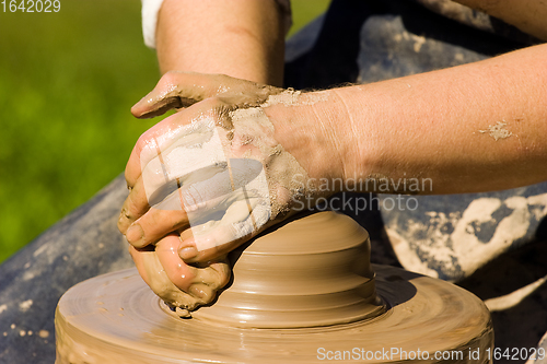 Image of Potters hands