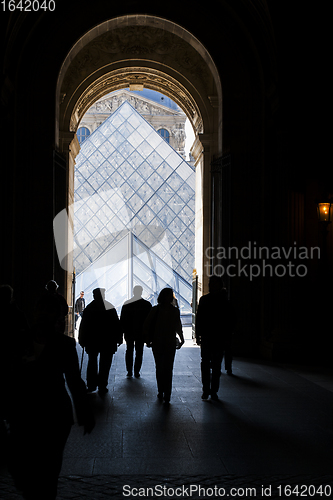 Image of Glass Pyramid at the Louvre Museum