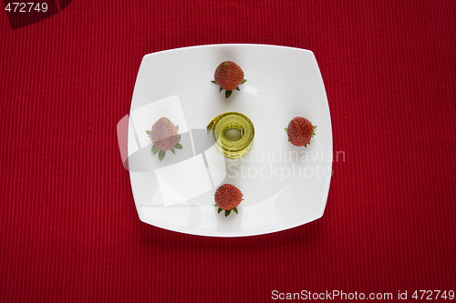 Image of Strawberry in a plate