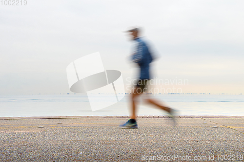 Image of Jogging on a quayside