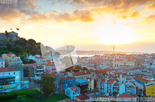 Image of Lisbon cityscape, Portugal