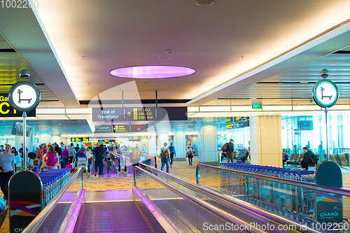 Image of Trallevator at Changi airport, Singapore