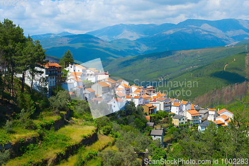 Image of Mountains village view, Portugal